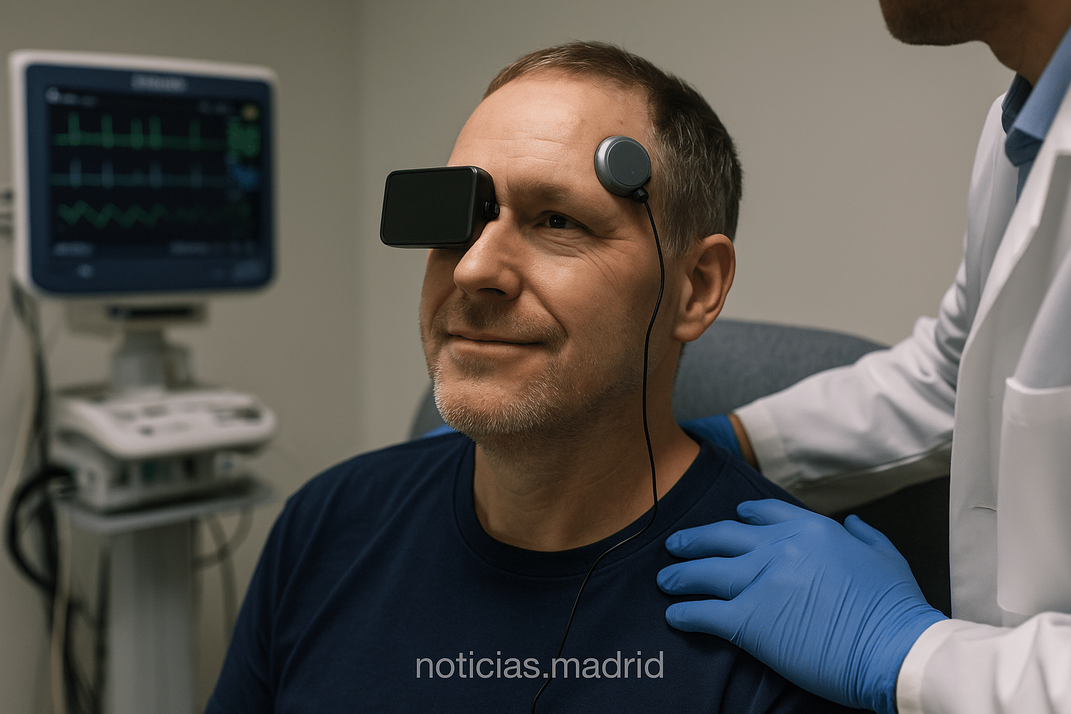 Un hombre recupera parcialmente la visión gracias a un innovador implante cerebral que transforma su oscuridad en esperanza