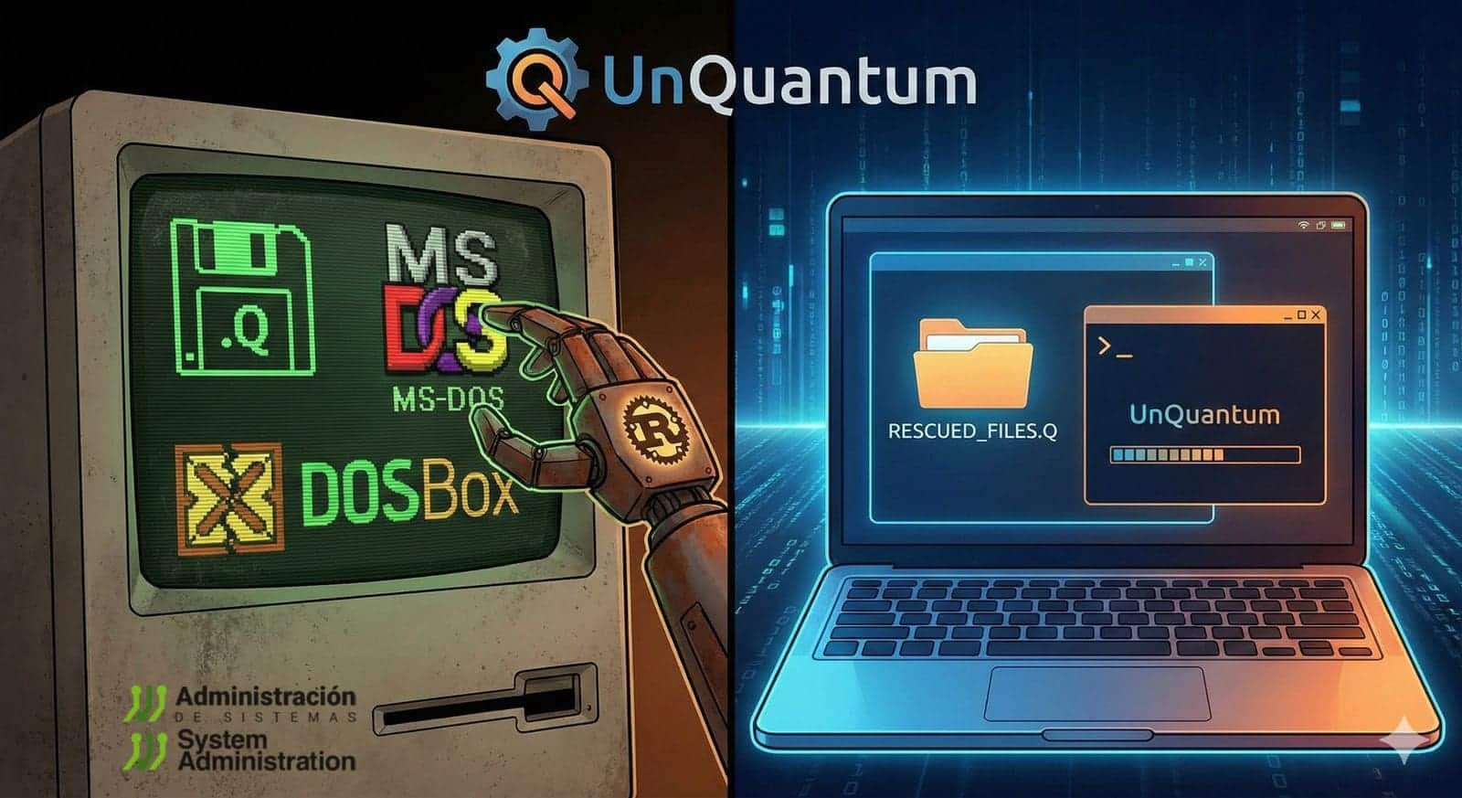UnQuantum: La Innovadora Herramienta que Revive un Formato Olvidado de MS-DOS