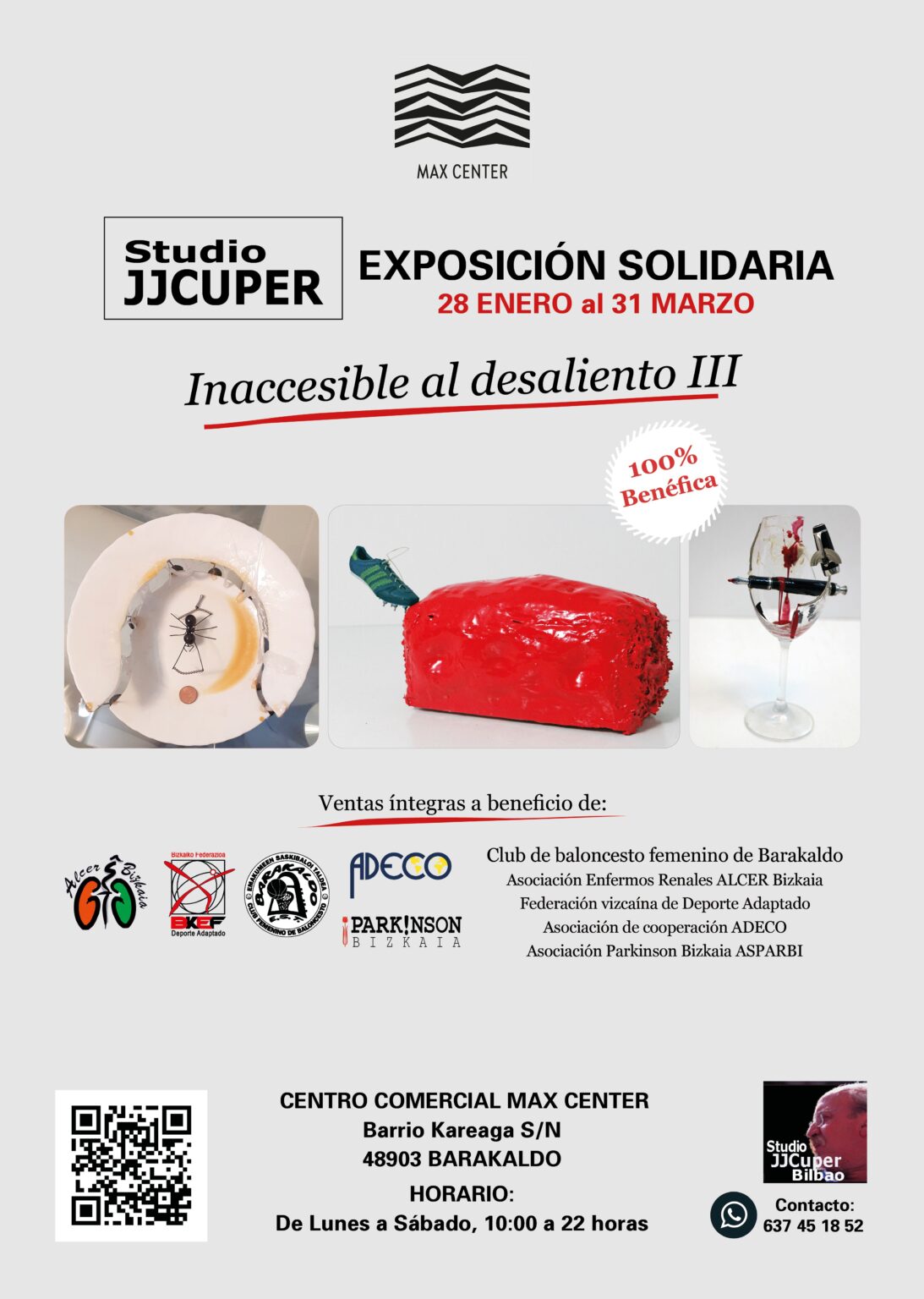 Unidos en la Solidaridad: La Impactante Exposición de JJCuper Llega al Max Center de Barakaldo