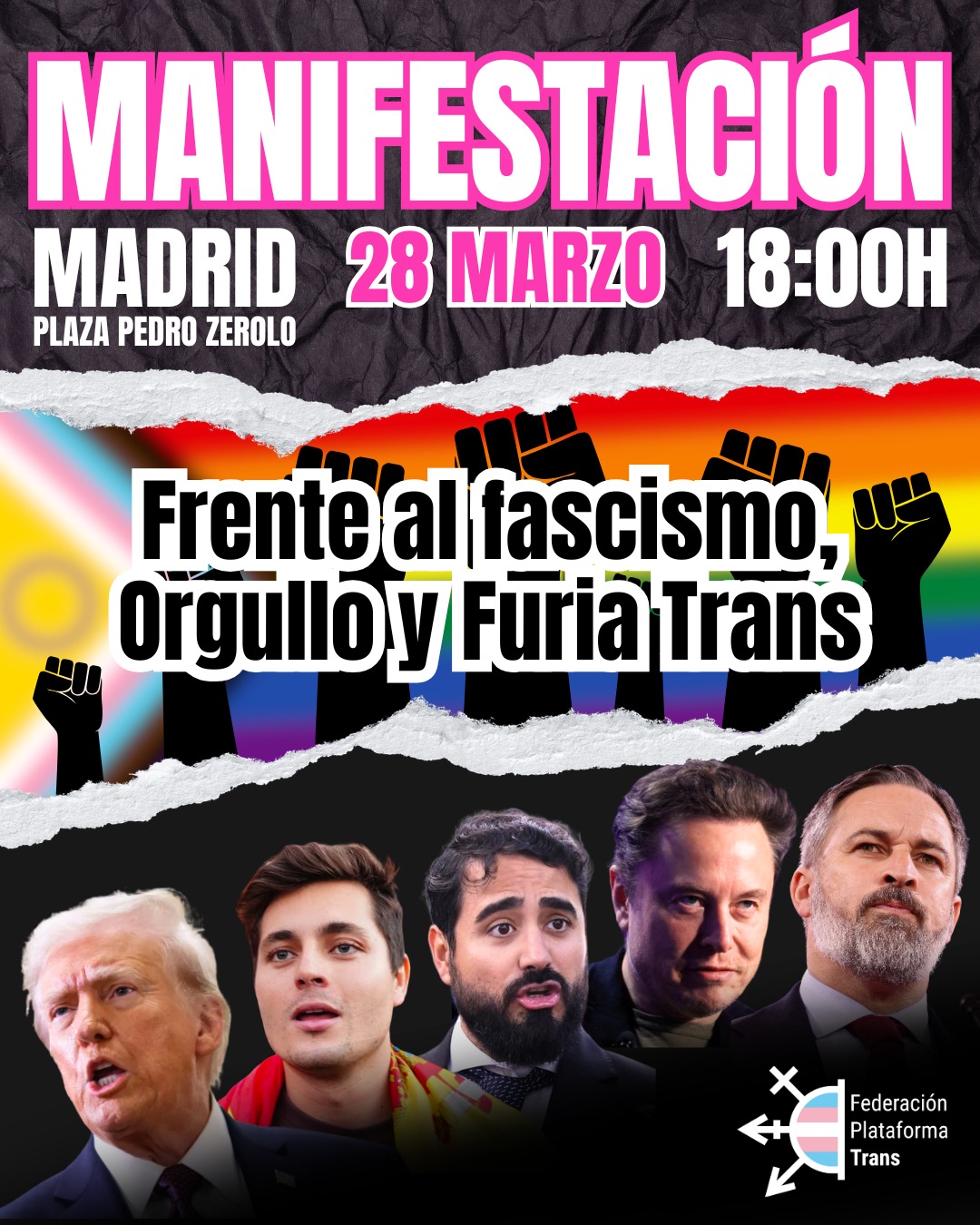 28M: Unidos por la Dignidad Trans y Solidaridad de Clase Frente al Odio