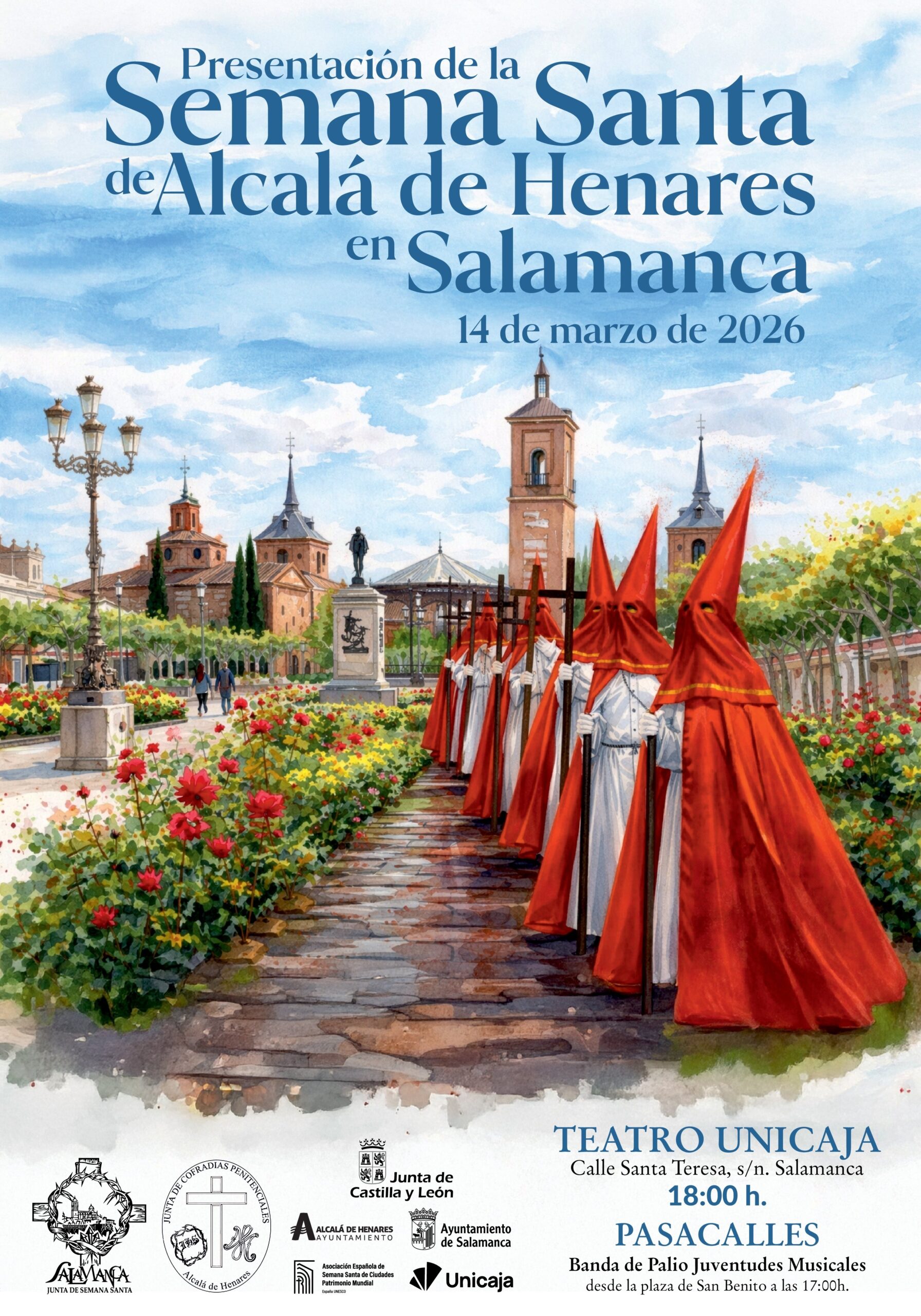 Alcalá Inaugura su Celebración de Semana Santa en Salamanca como Fiesta de Interés Turístico Nacional.