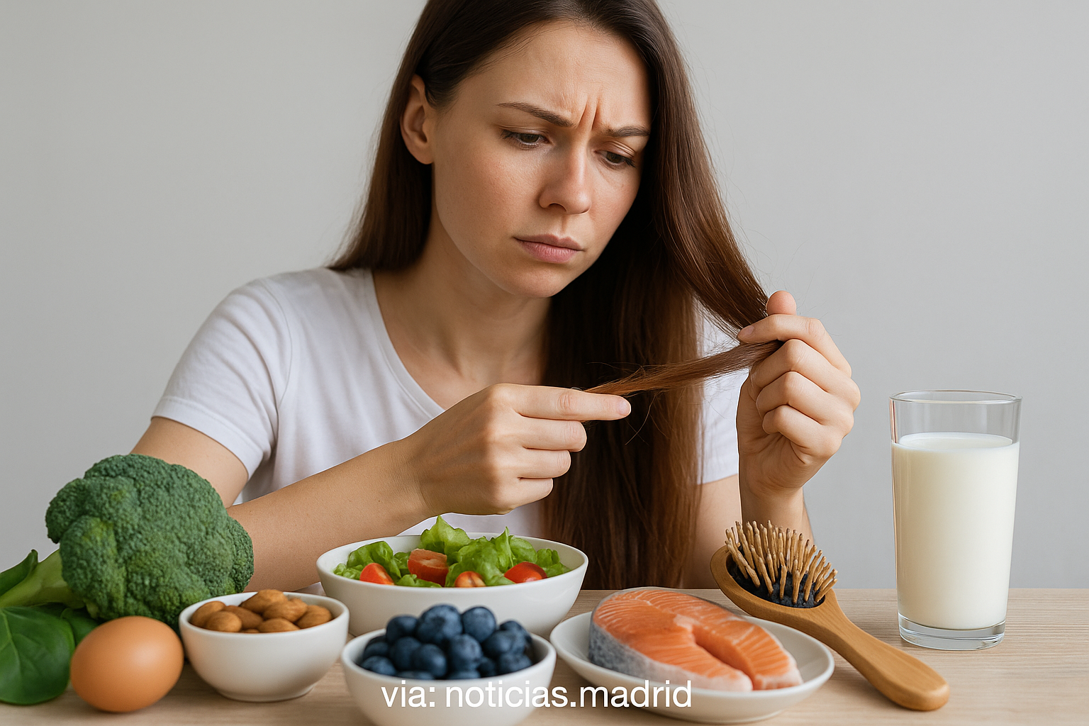 Alimentación clave para prevenir la caída del cabello y potenciar su firmeza