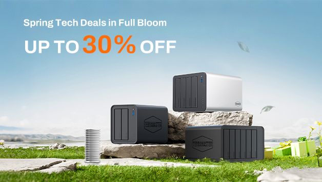 Aprovecha las Ofertas de Primavera de TerraMaster: ¡Descuentos de Hasta el 30% en Soluciones NAS y DAS!