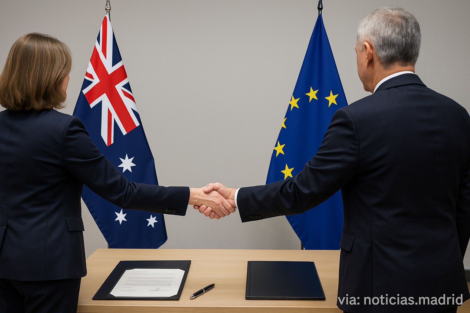 Australia y la Unión Europea cierran un acuerdo comercial tras ocho años de negociaciones, impactando el sector lácteo, de carne de ternera y automóviles