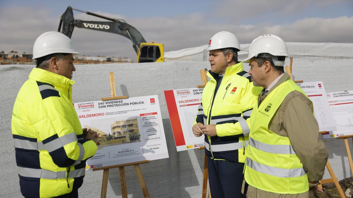 Avance en la Construcción de 279 Viviendas Sociales en Valdemoro por la Comunidad de Madrid