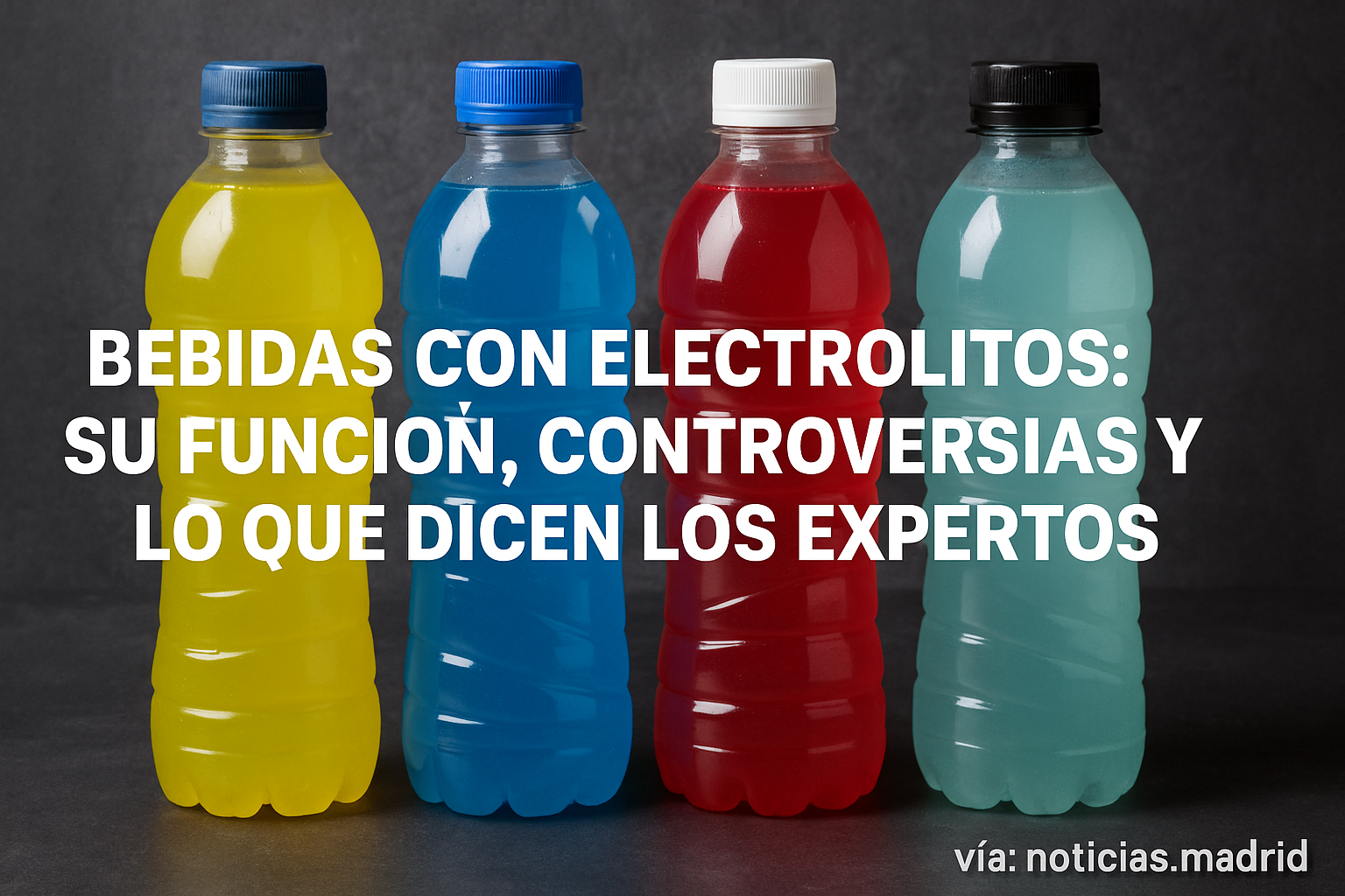 Bebidas con electrolitos: su función, controversias y lo que dicen los expertos