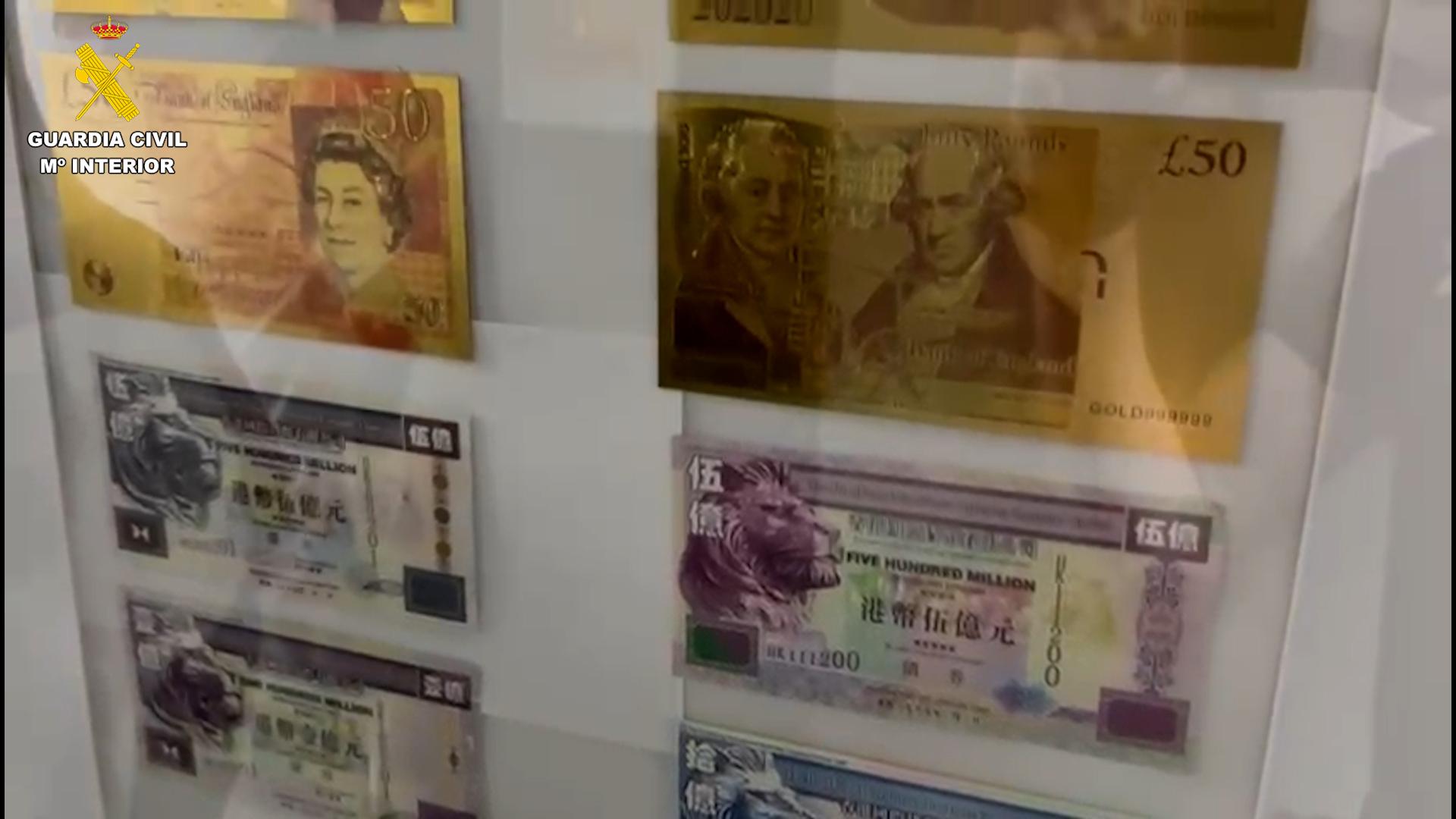 Cinco individuos capturados por crear un falso grupo militar y religioso que comercializaba billetes de bajo valor por sumas millonarias