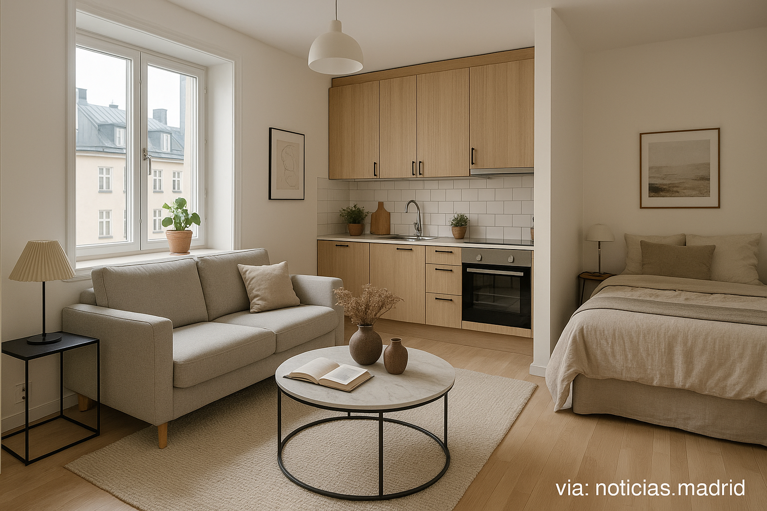 Vivir Bien en 40 m²: La Respuesta de Este Apartamento Sueco