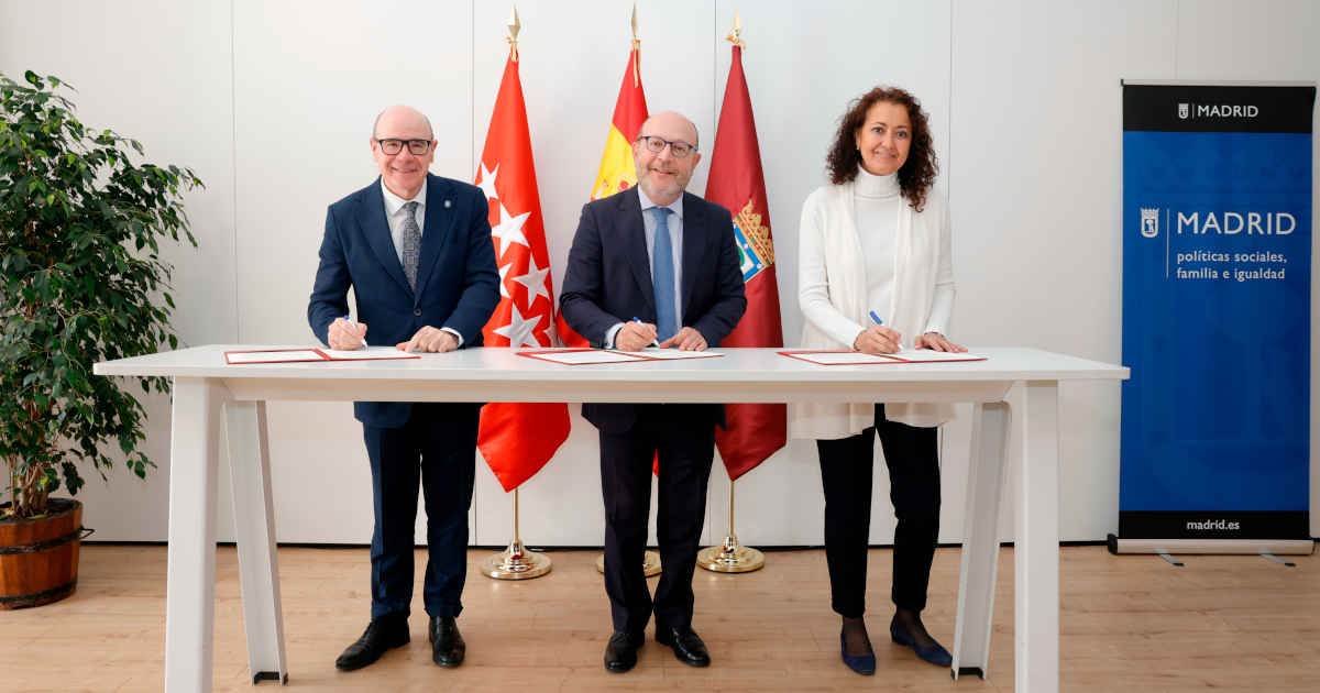 Convenio entre Madrid y la Universidad de Granada para fortalecer proyecto intergeneracional en centro educativo