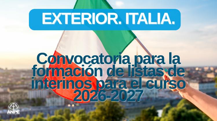 Convocatoria 2026-2027: Oportunidad para Docentes en Italia con Nuevas Listas de Interinos