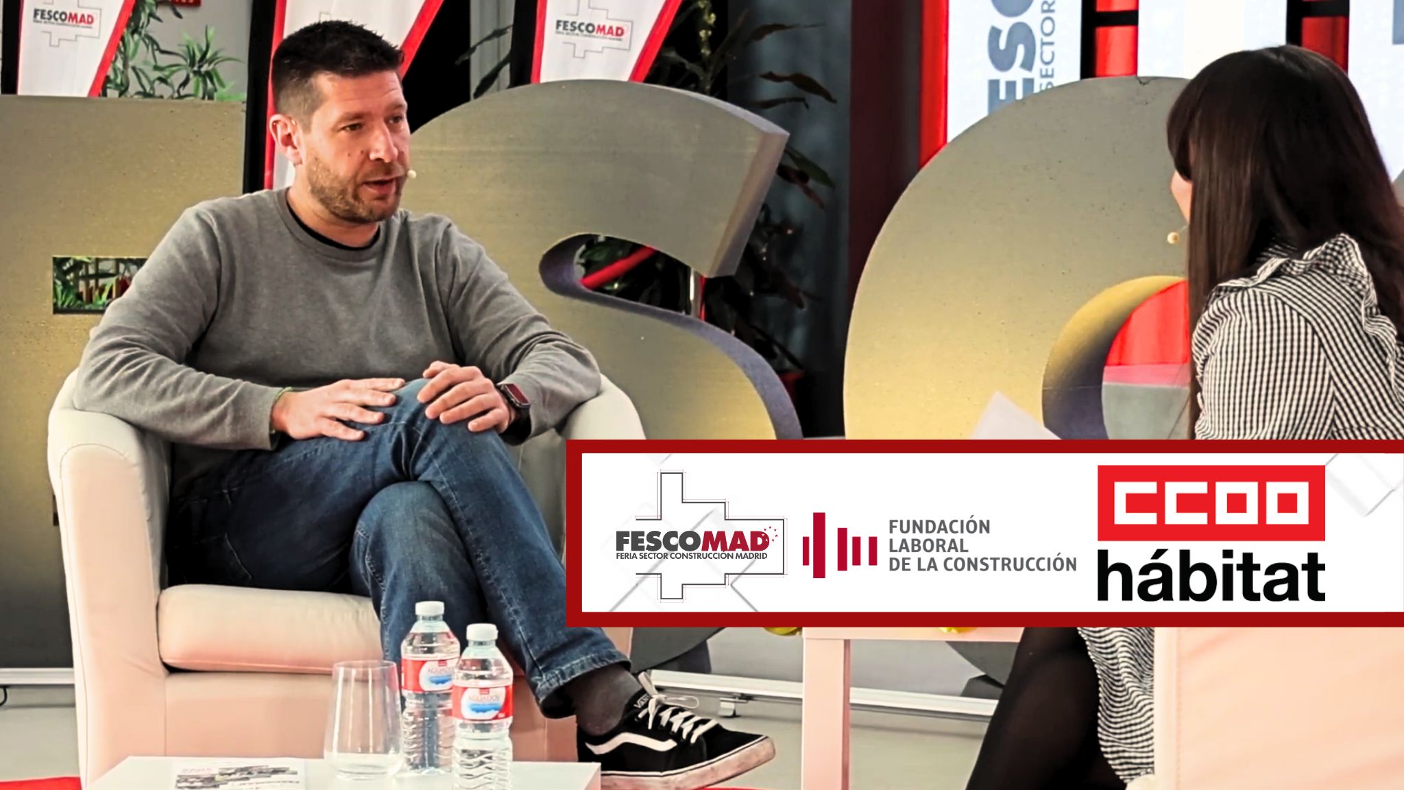 Daniel Barragán (CCOO del Hábitat) Destaca la Urgencia de Priorizar la Seguridad Laboral en el Sector de la Construcción durante Fescomad