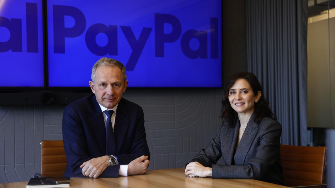 Díaz Ayuso Explora Alianzas en Tecnología Financiera con el CEO de PayPal en Nueva York