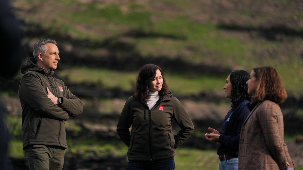 La presidenta Isabel Díaz Ayuso en Tres Cantos