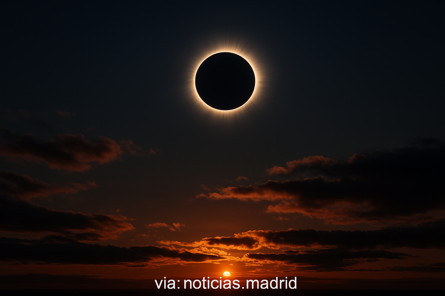 El eclipse solar total del