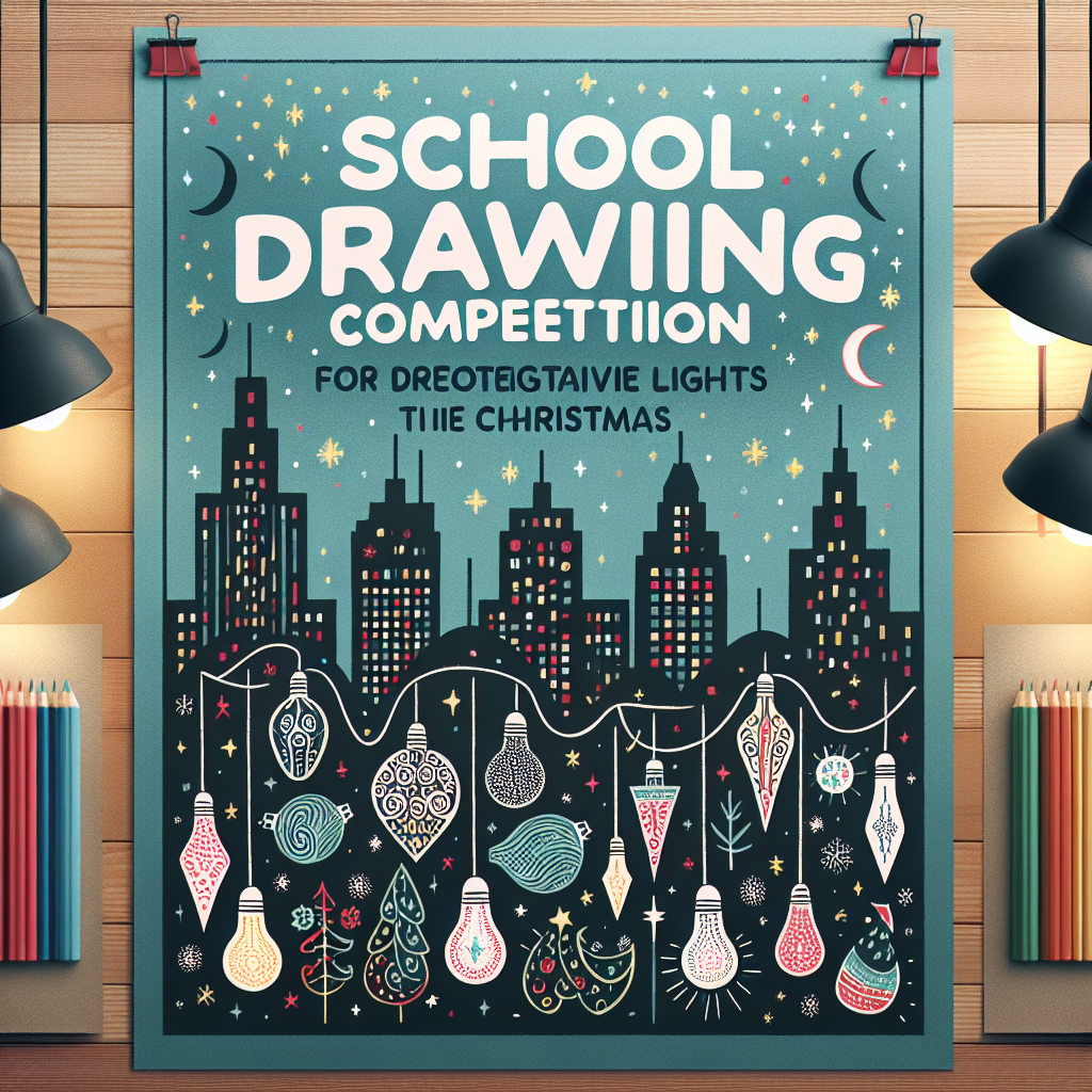 El Ayuntamiento de Madrid lanza la tercera edición del concurso escolar de dibujo para crear luces decorativas en Navidad