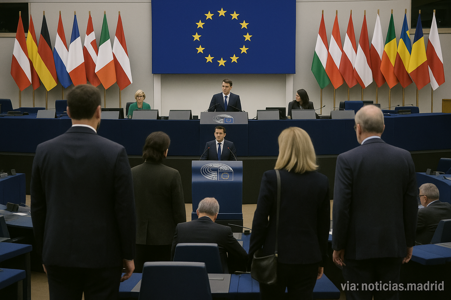 El Parlamento Europeo durante un