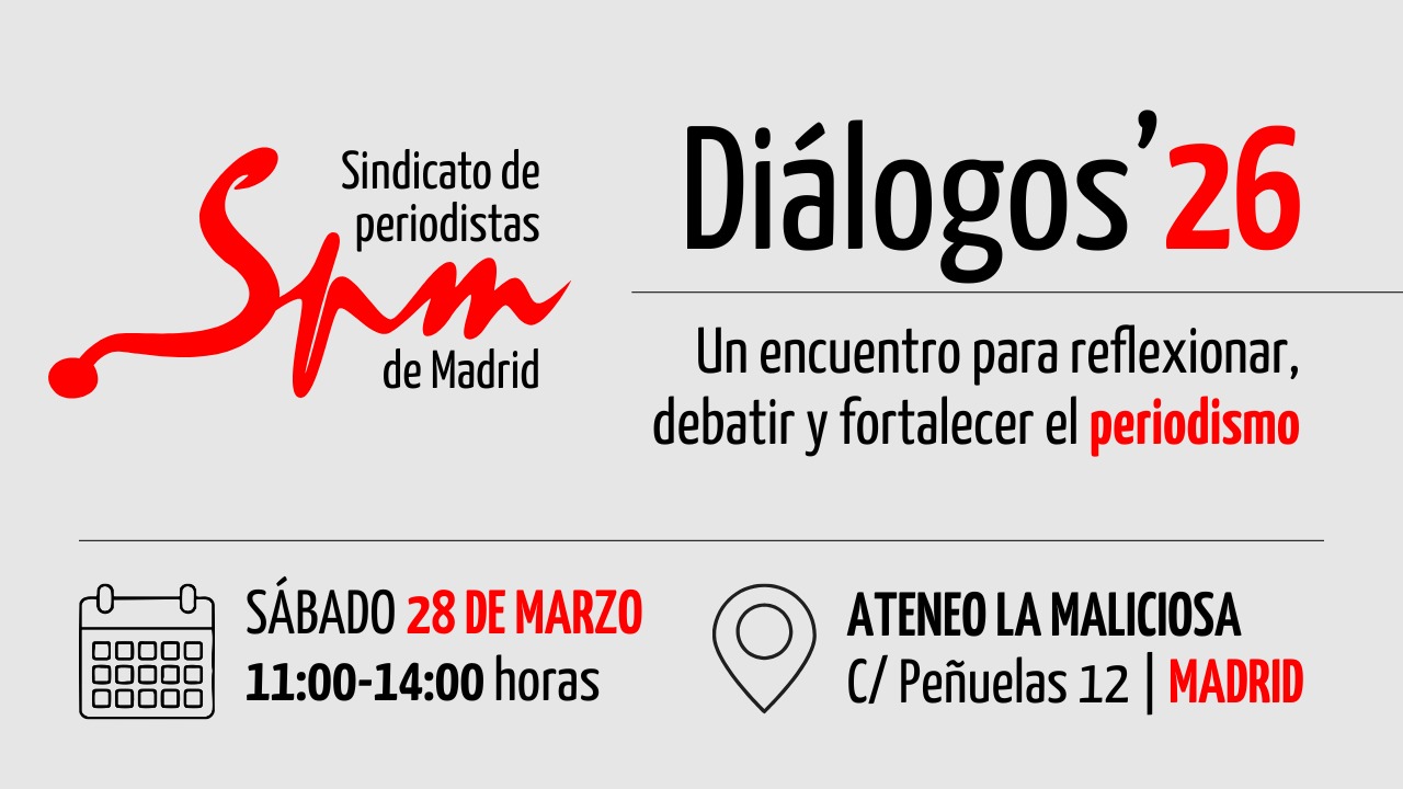 El Sindicato de Periodistas de Madrid Conmemora su 26º Aniversario con la Iniciativa ‘Diálogos’26