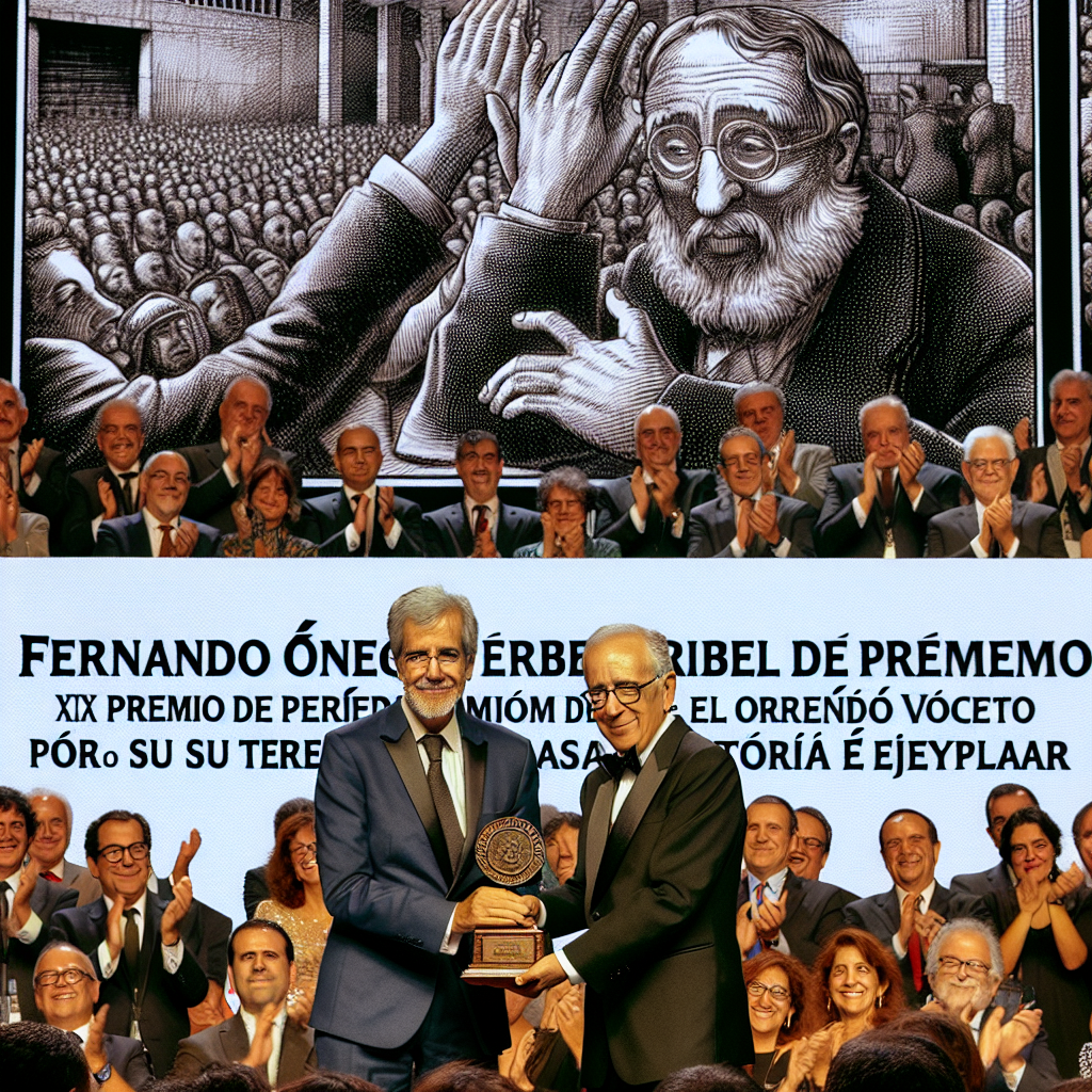 Fernando Ónega Recibe el XXXIX Premio de Periodismo de ‘El Correo’-Fundación Vocento por su Trayectoria Ejemplar