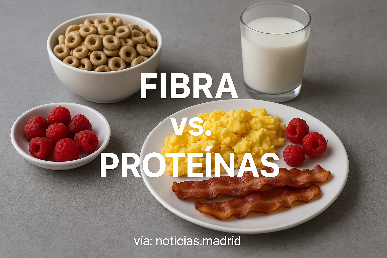 Fibra versus proteínas en el desayuno: la clave para una mejor digestión y control del peso