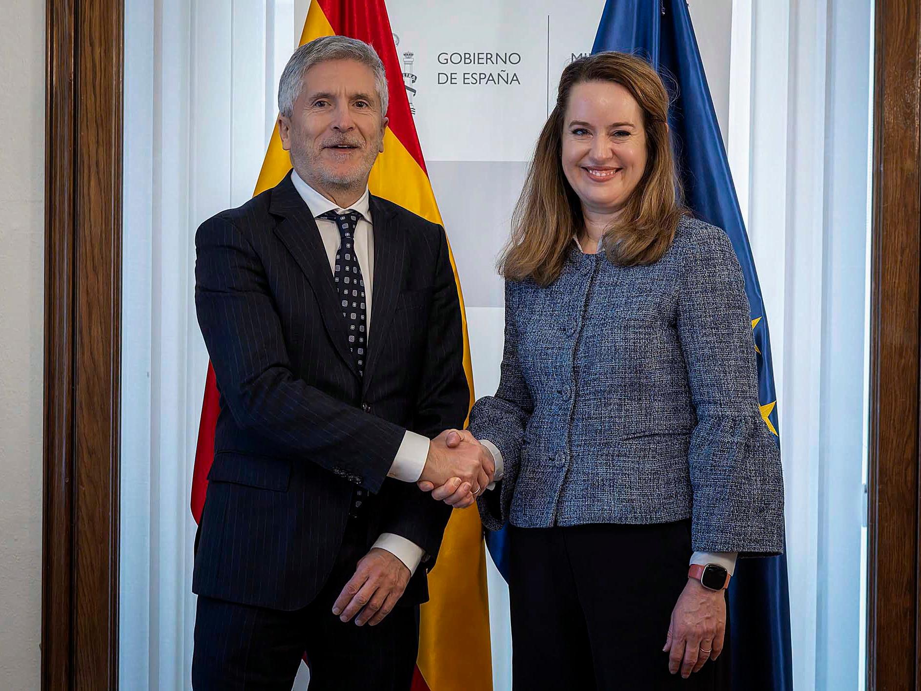 Ministerio del Interior | Grande-Marlaska destaca la “estrecha y positiva” colaboración de Interior con la Organización Internacional para las Migraciones
