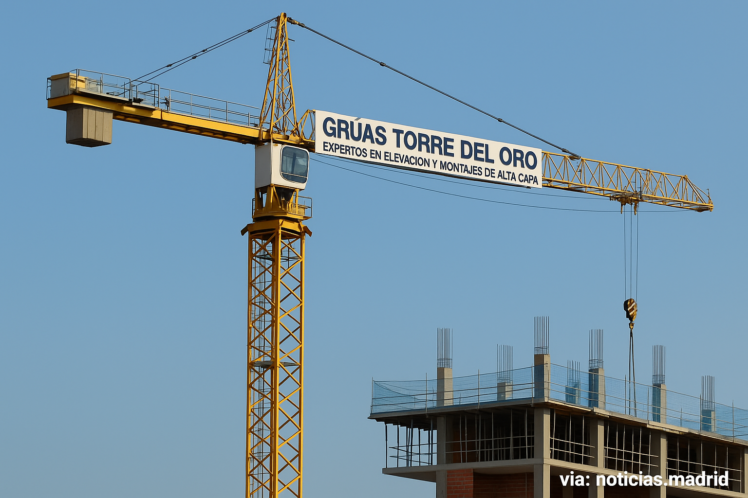 Grúas Torre del Oro: Líder en Elevación con Soluciones Especializadas para Grandes Montajes