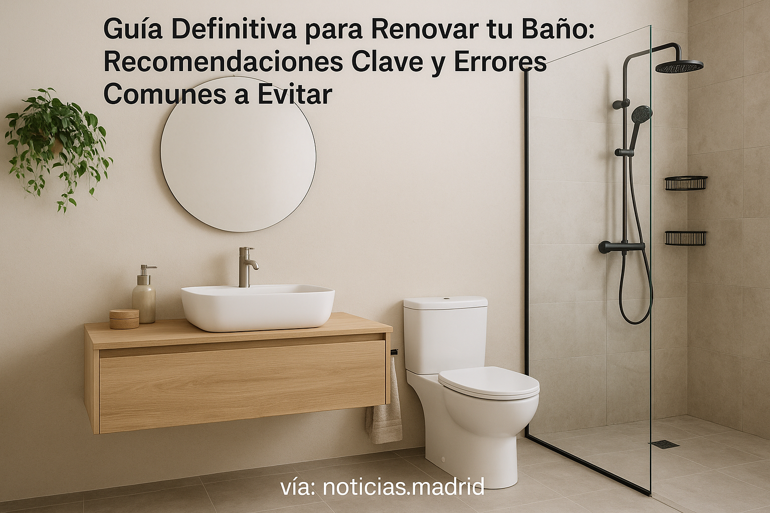 Guía Definitiva para Renovar tu Baño: Recomendaciones Clave y Errores Comunes a Evitar
