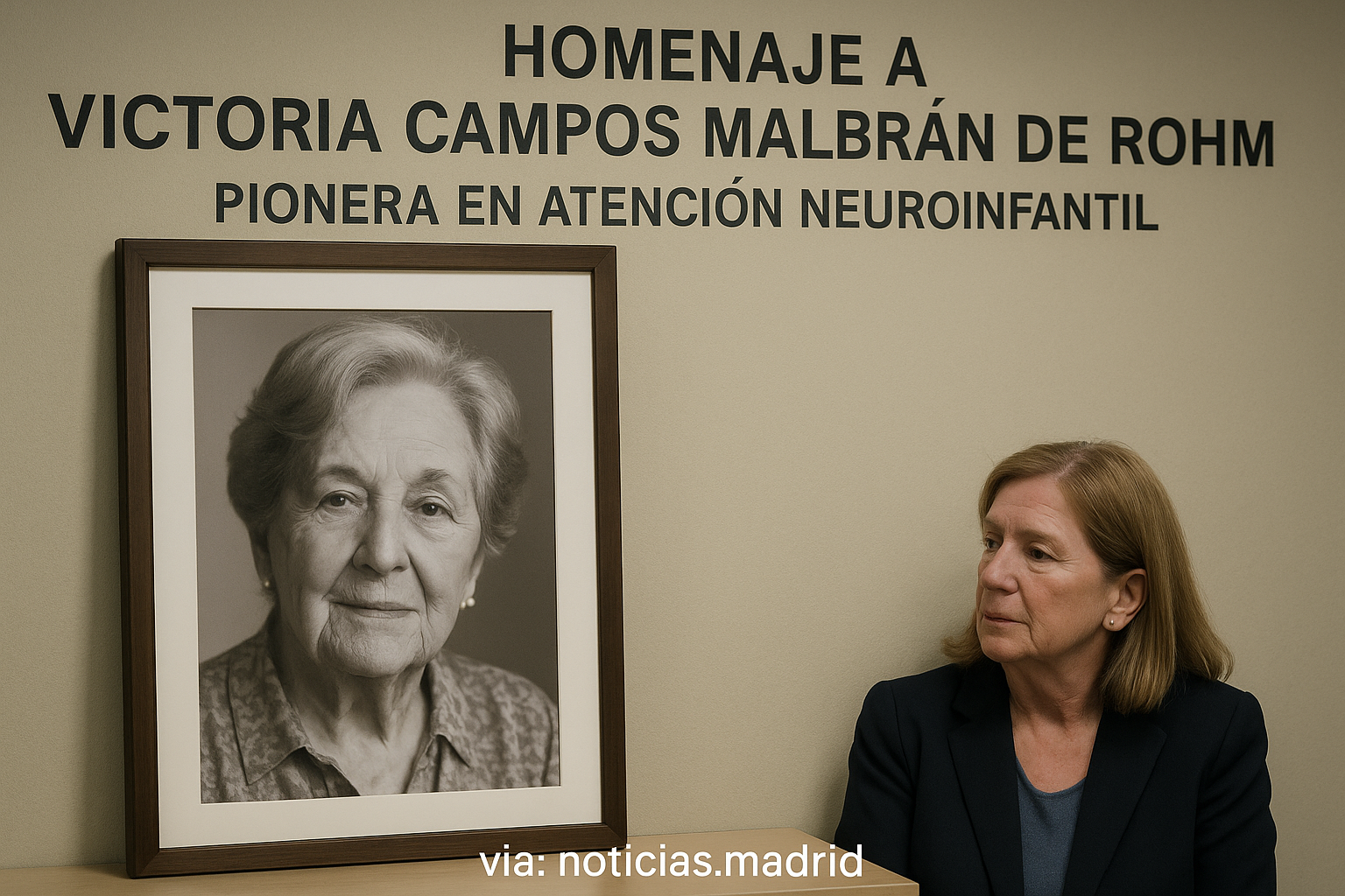 Homenaje a Victoria Campos Malbrán de Rohm, pionera en atención neuroinfantil