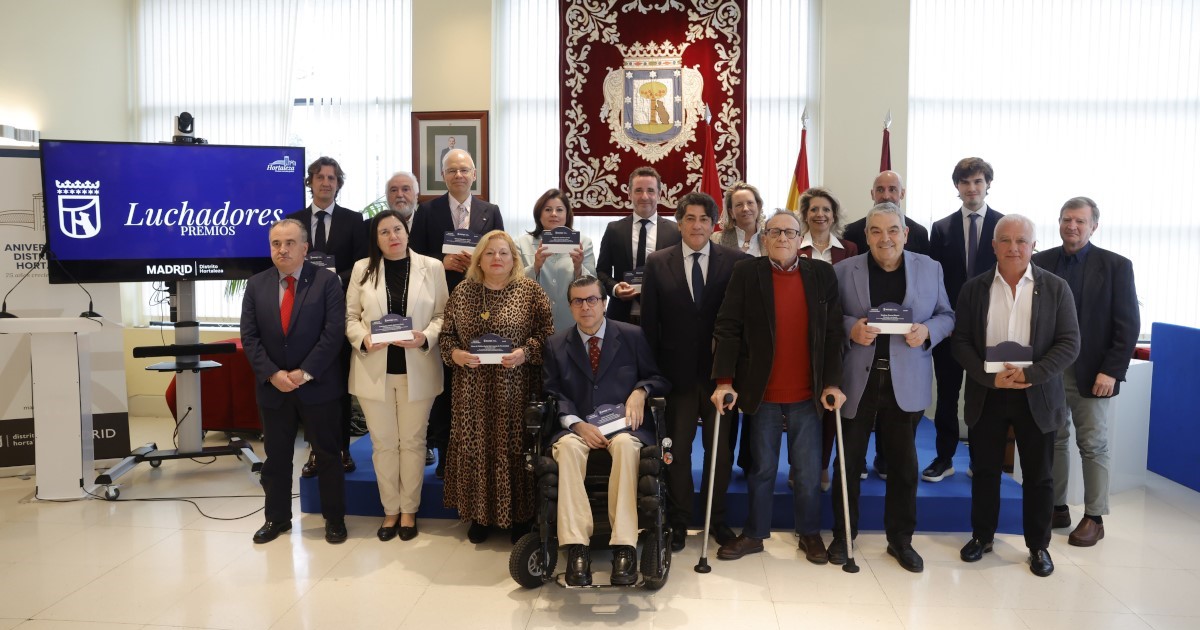 Hortaleza otorga los I Premios Luchadores para honrar «a quienes mejoran nuestra sociedad»