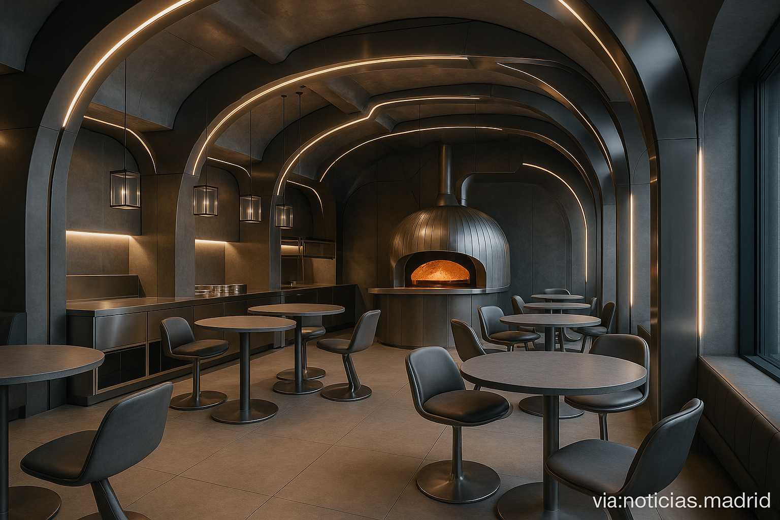 Ideas Creativas para Diseñar Pizzerías Modernas con Estilo Futurista