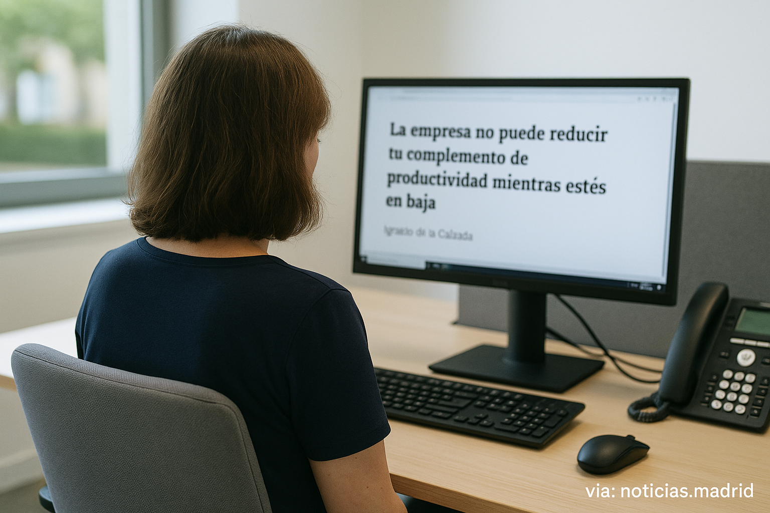 Ignacio de la Calzada: La empresa no puede reducir tu complemento de productividad mientras estés en baja