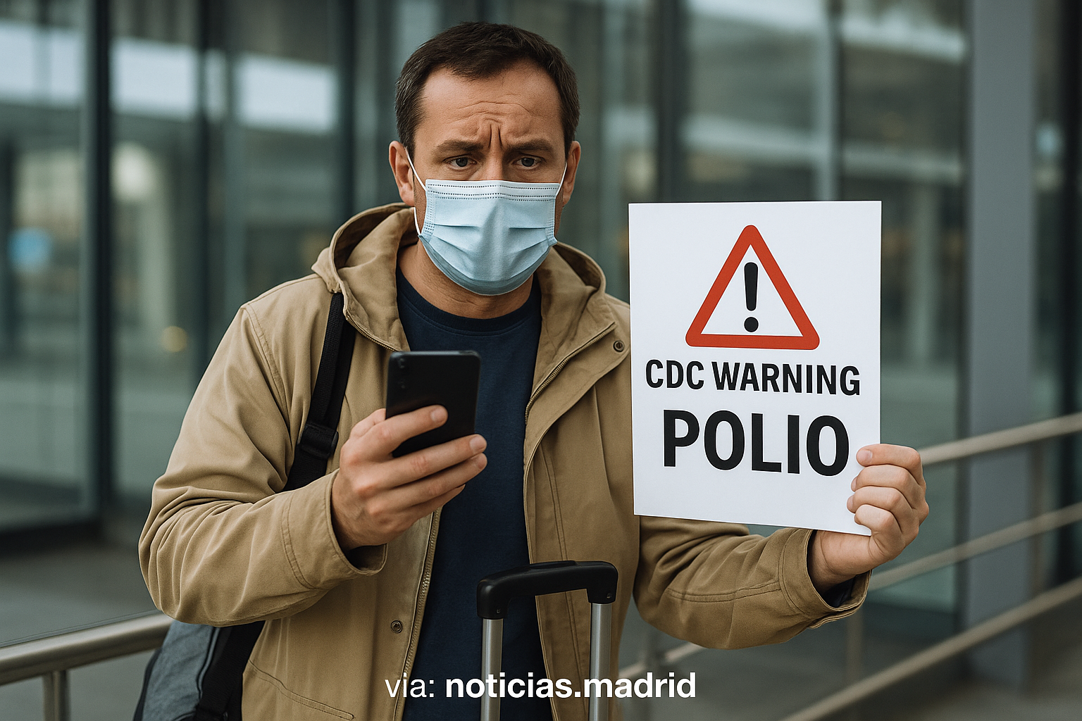 Importante advertencia de los CDC para quienes viajan al extranjero frente al riesgo de polio en diversos países