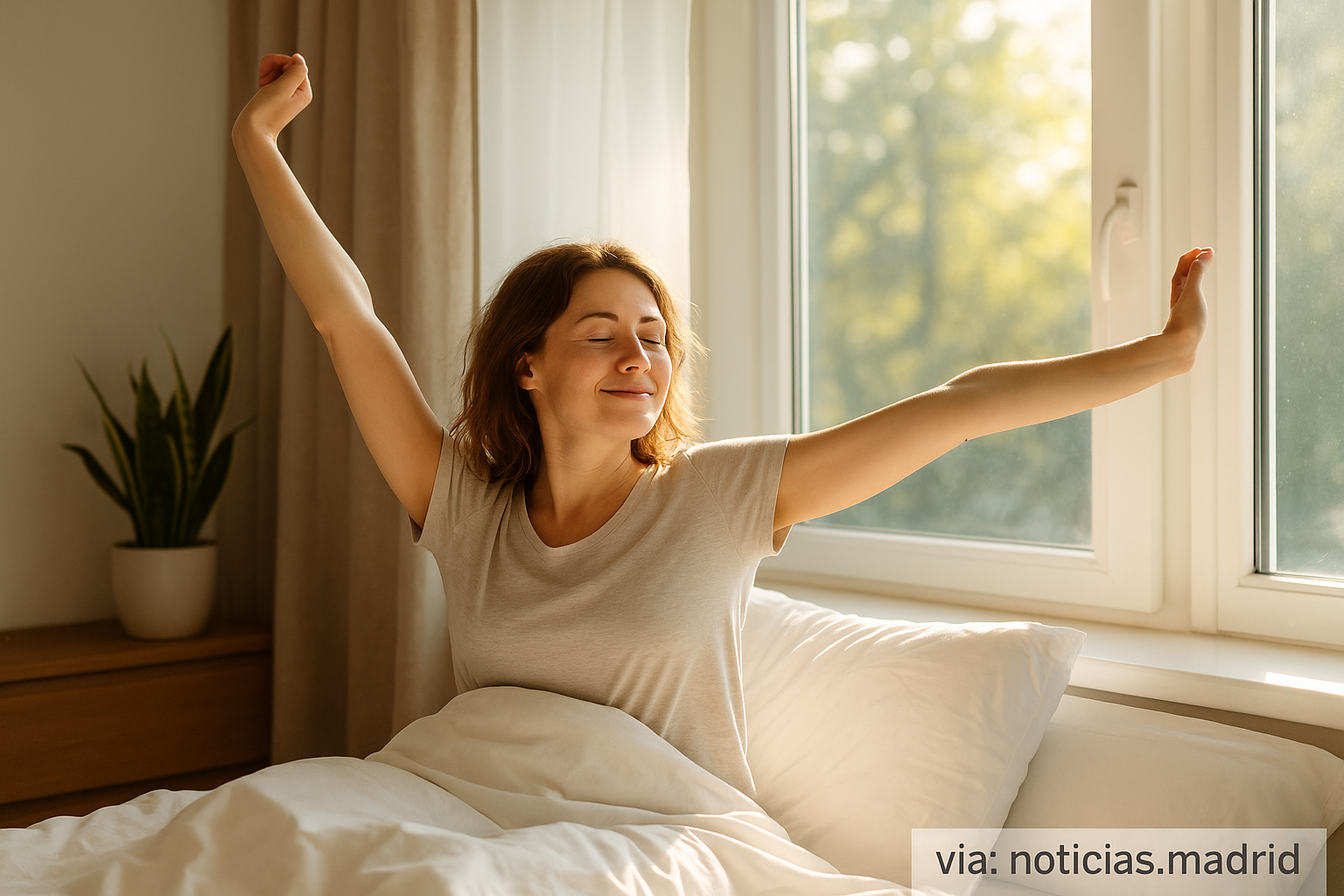 Impulsa tu energía matutina con una rutina de luz natural y despertar progresivo según un experto en sueño