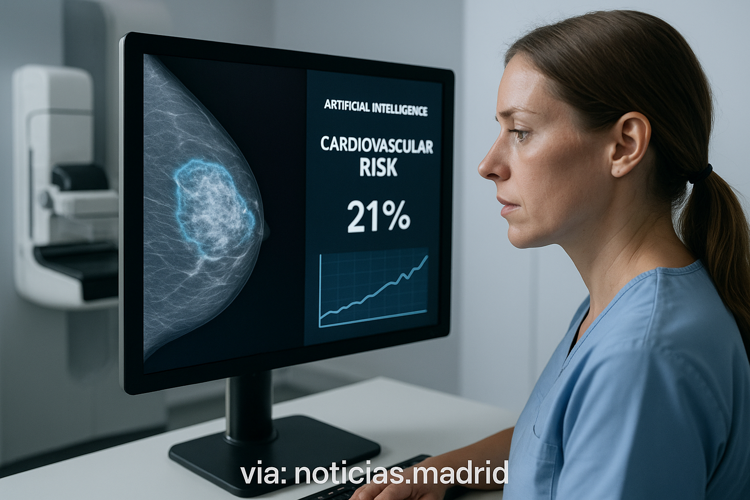 Innovación en salud femenina: inteligencia artificial en mamografías para predecir riesgos cardiovasculares