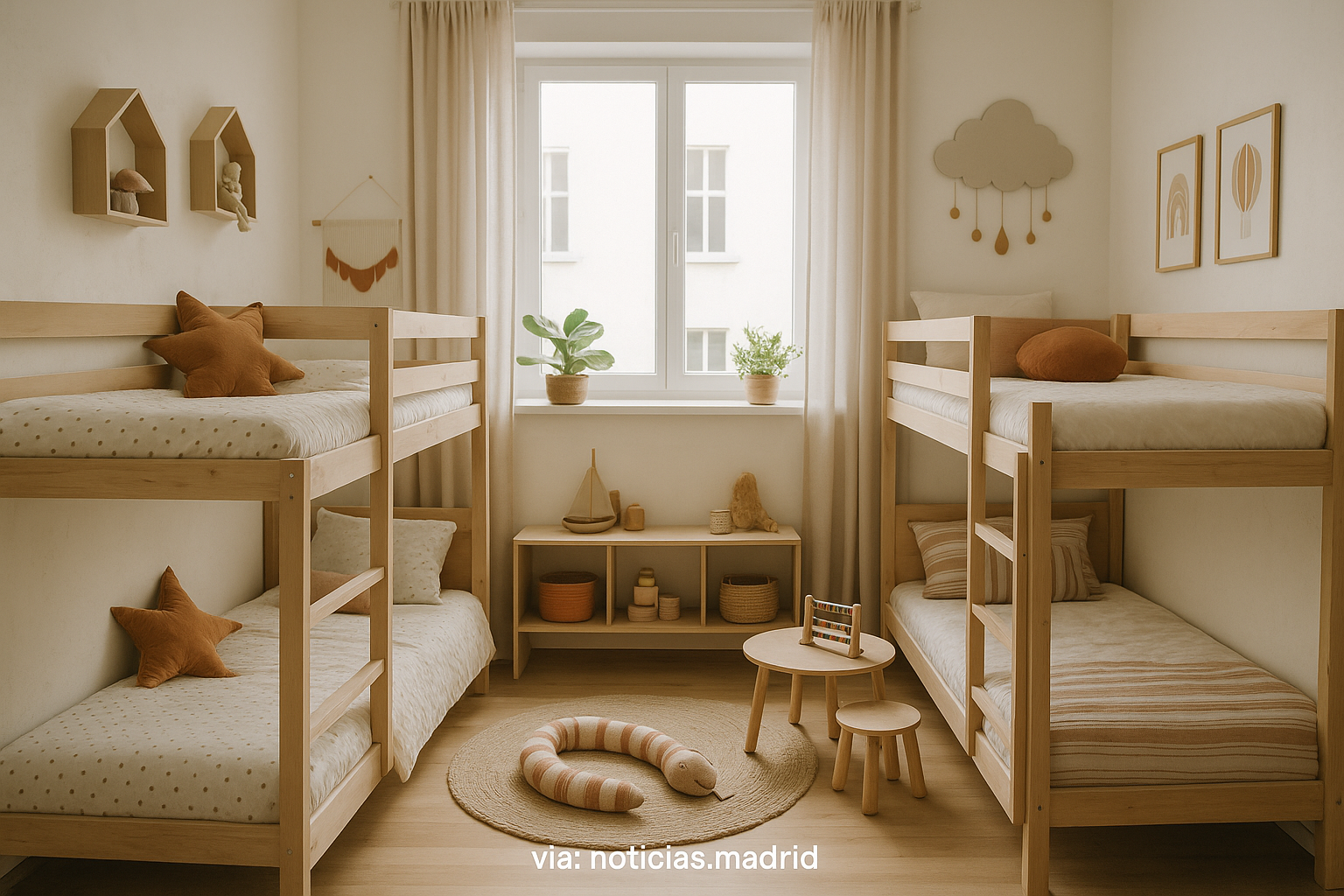 Innovando Espacios: Inspira tus Habitaciones Infantiles Dobles con Ideas Creativas de Decoración