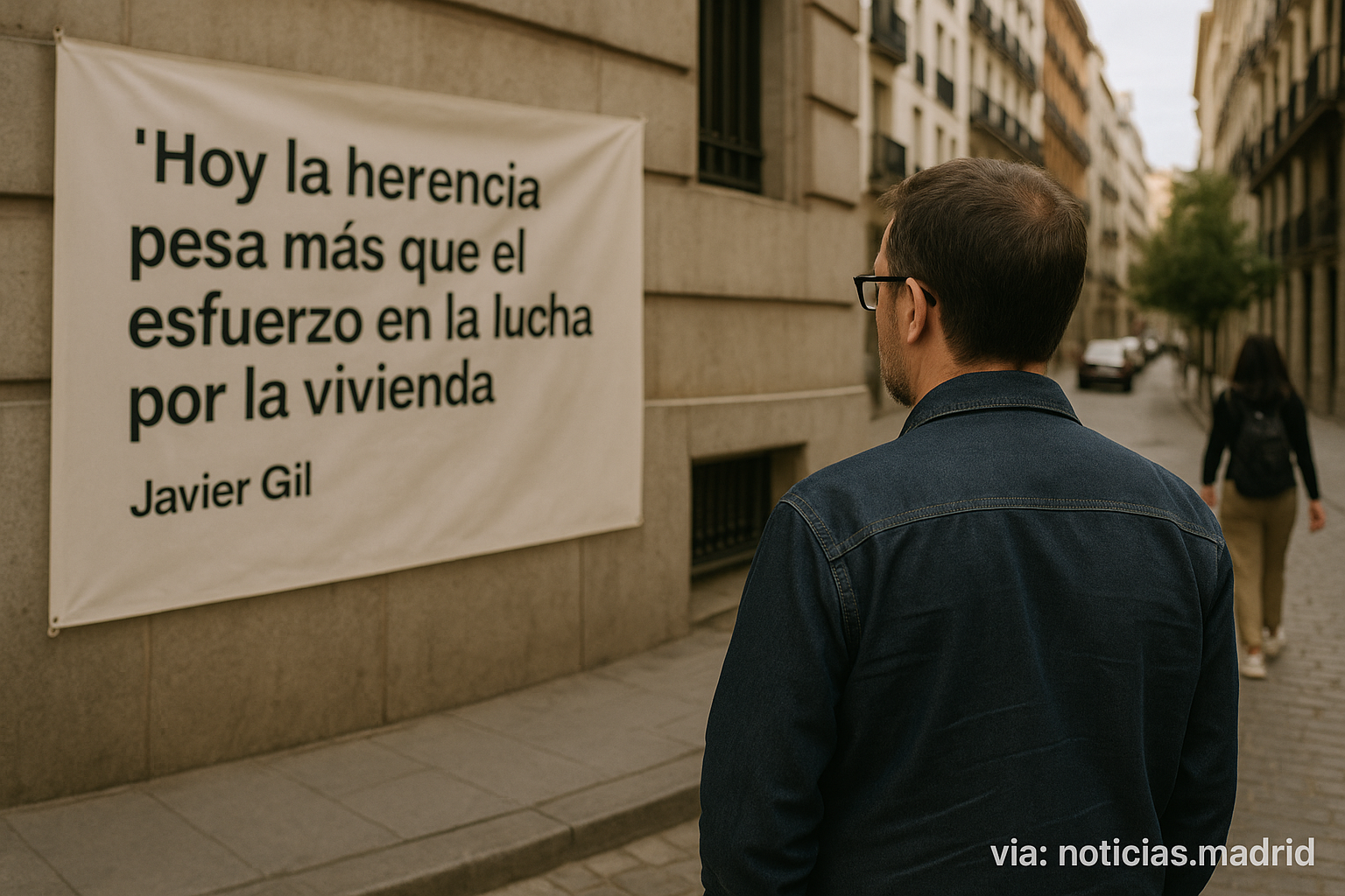 Javier Gil: «Hoy la herencia pesa más que el esfuerzo en la lucha por la vivienda»