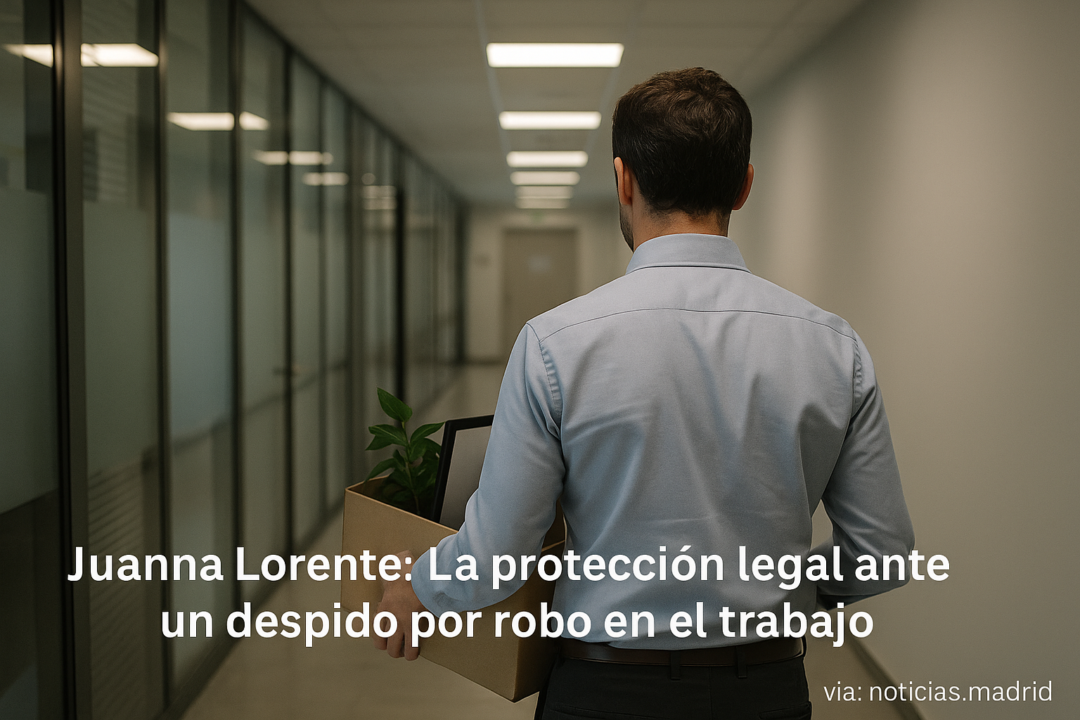 Juanma Lorente: La protección legal ante un despido por robo en el trabajo
