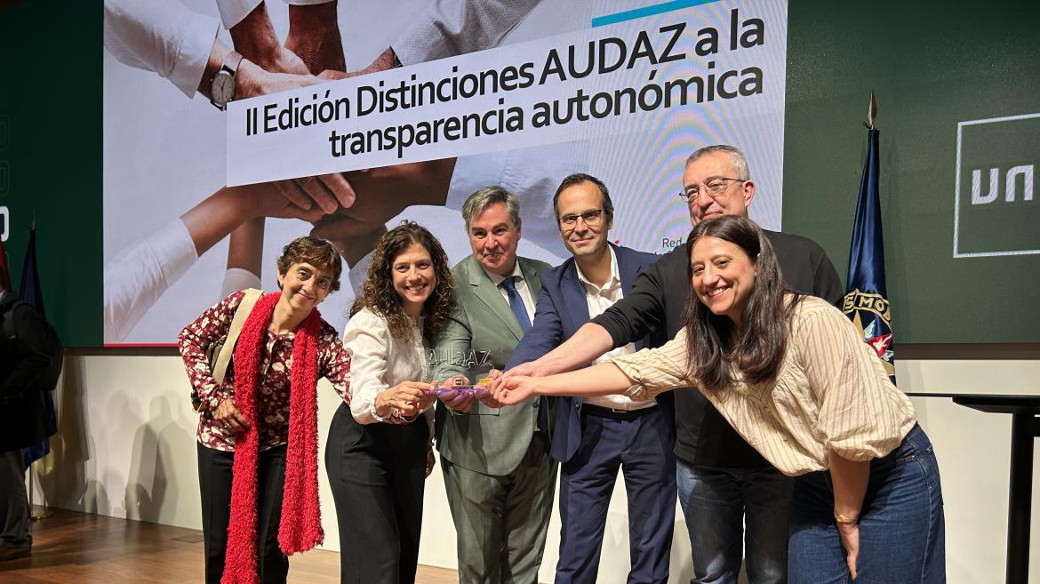 La Comunidad de Madrid recibe el Premio AUDAZ por su destacada transparencia en el acceso a la información