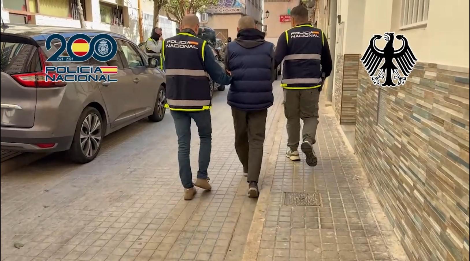 La Policía Nacional en Alicante detiene a sospechoso de espionaje vinculado a autoridades alemanas