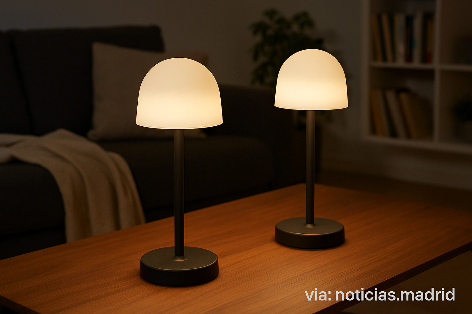 Lidl lanza innovadoras lámparas LED recargables para iluminar tu salón sin cables