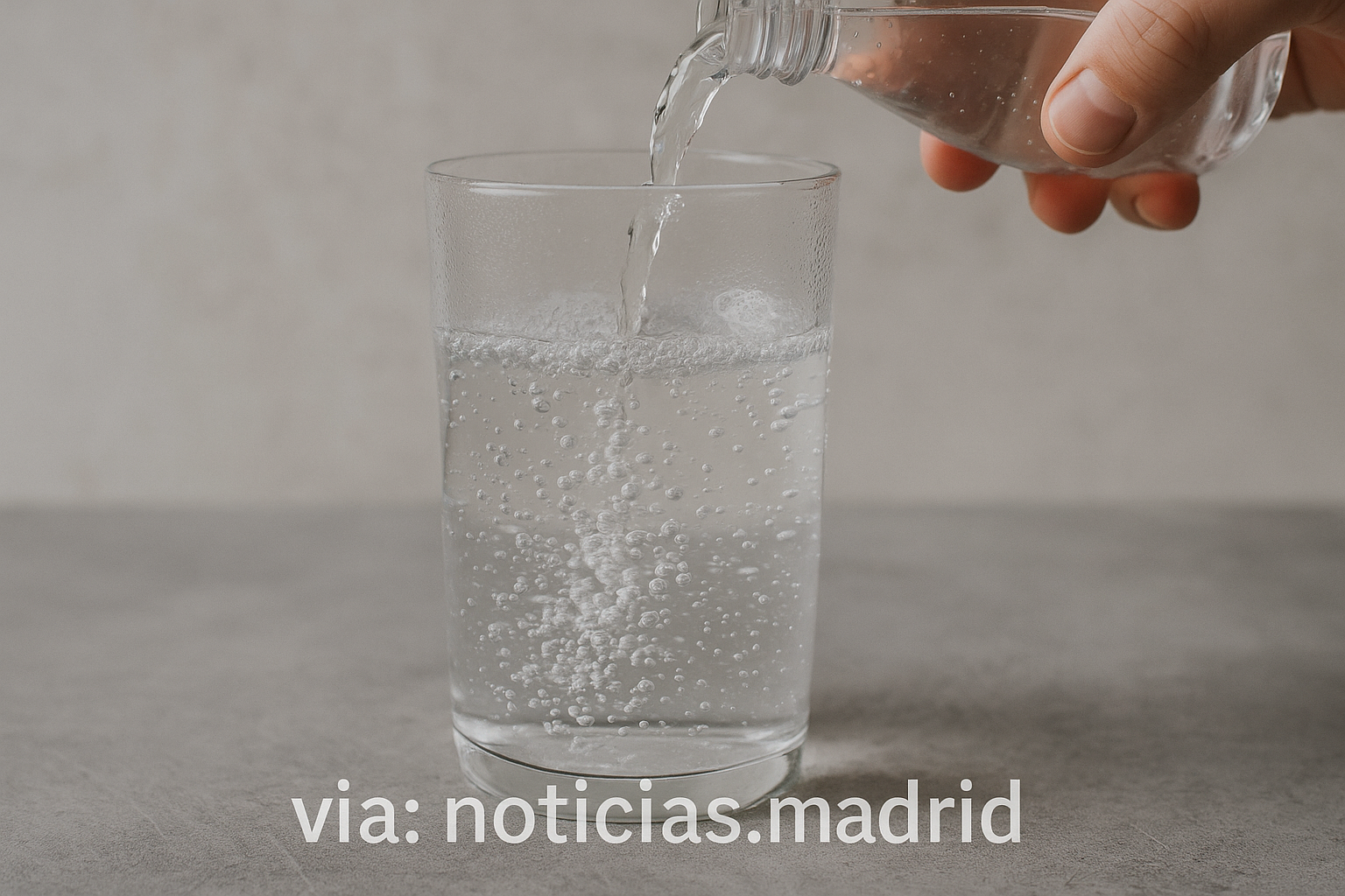 El consumo de agua con