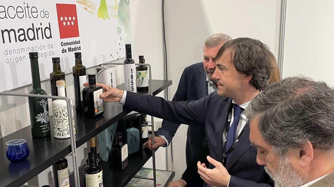 Madrid Impulsa su Aceite de Oliva con Denominación de Origen en la 13ª Feria Internacional