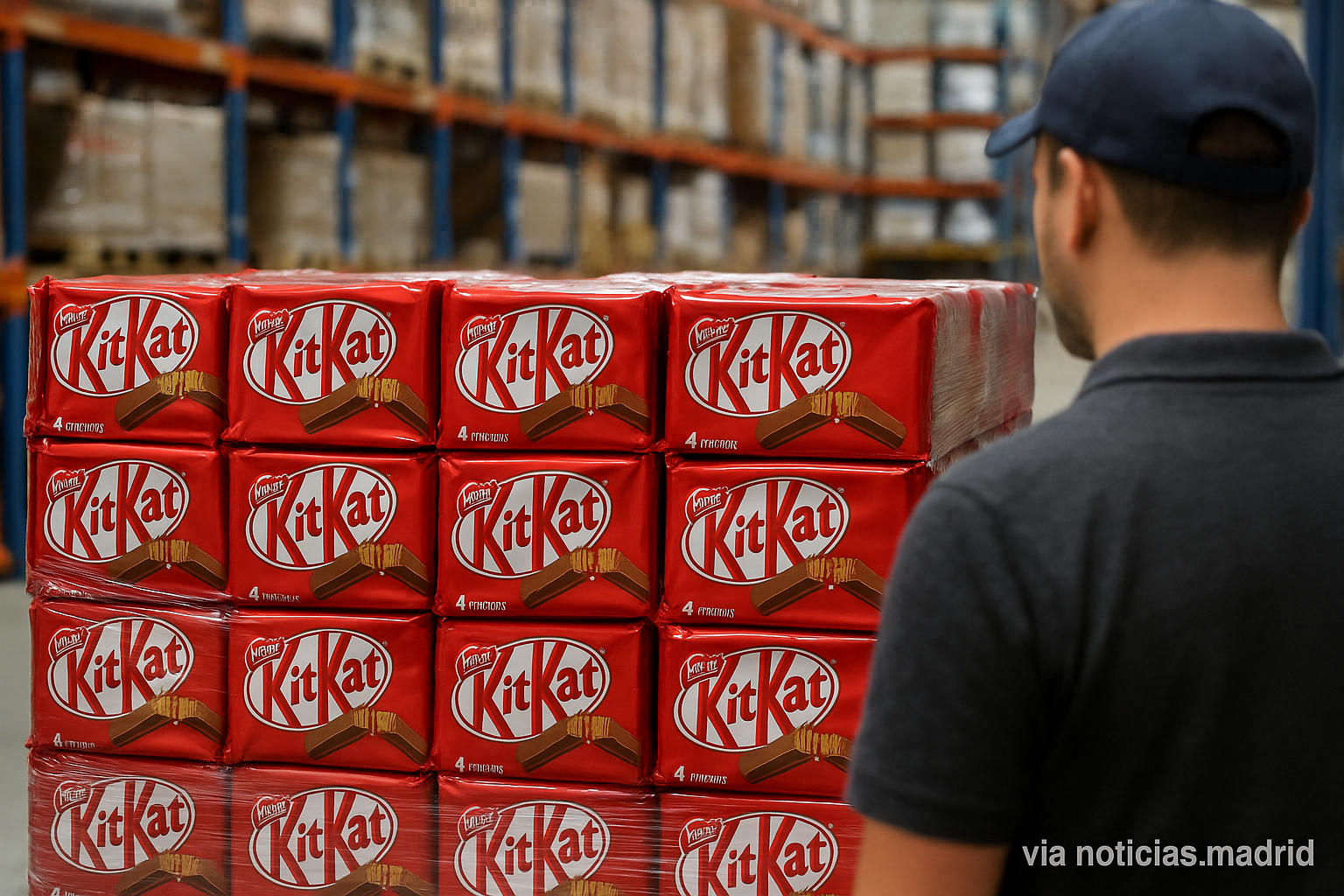 Nestlé lamenta el robo de 413.793 barras de Kit Kat y bromea sobre el «exquisito gusto» de los delincuentes