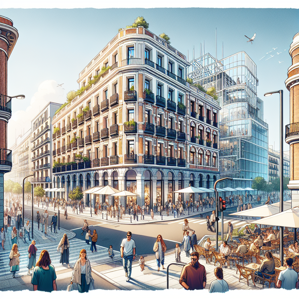 Nuevo rostro para el barrio de la Música en el corazón de Madrid.