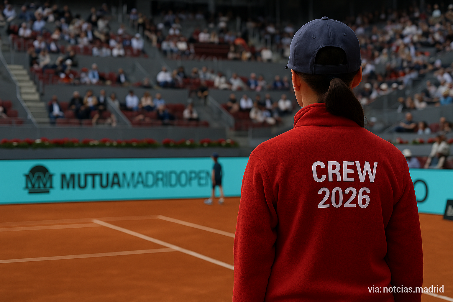 Oportunidades laborales en el Mutua Madrid Open 2026: 540 plazas para el mayor evento de tenis en España