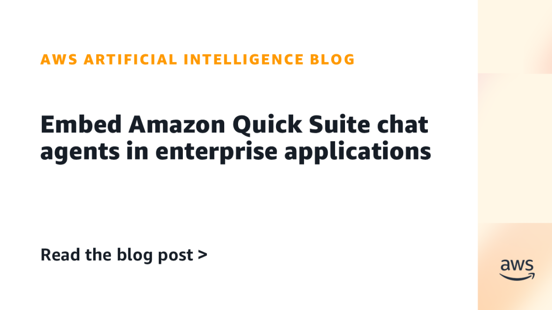 Optimización Empresarial: Integración Eficiente de Agentes de Chat de Amazon Quick Suite en Soluciones Corporativas