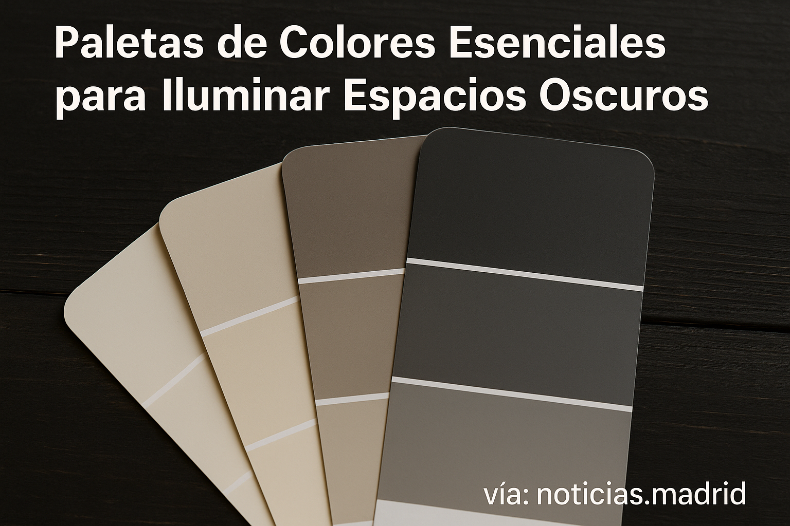 Paletas de Colores Esenciales para Iluminar Espacios Oscuros