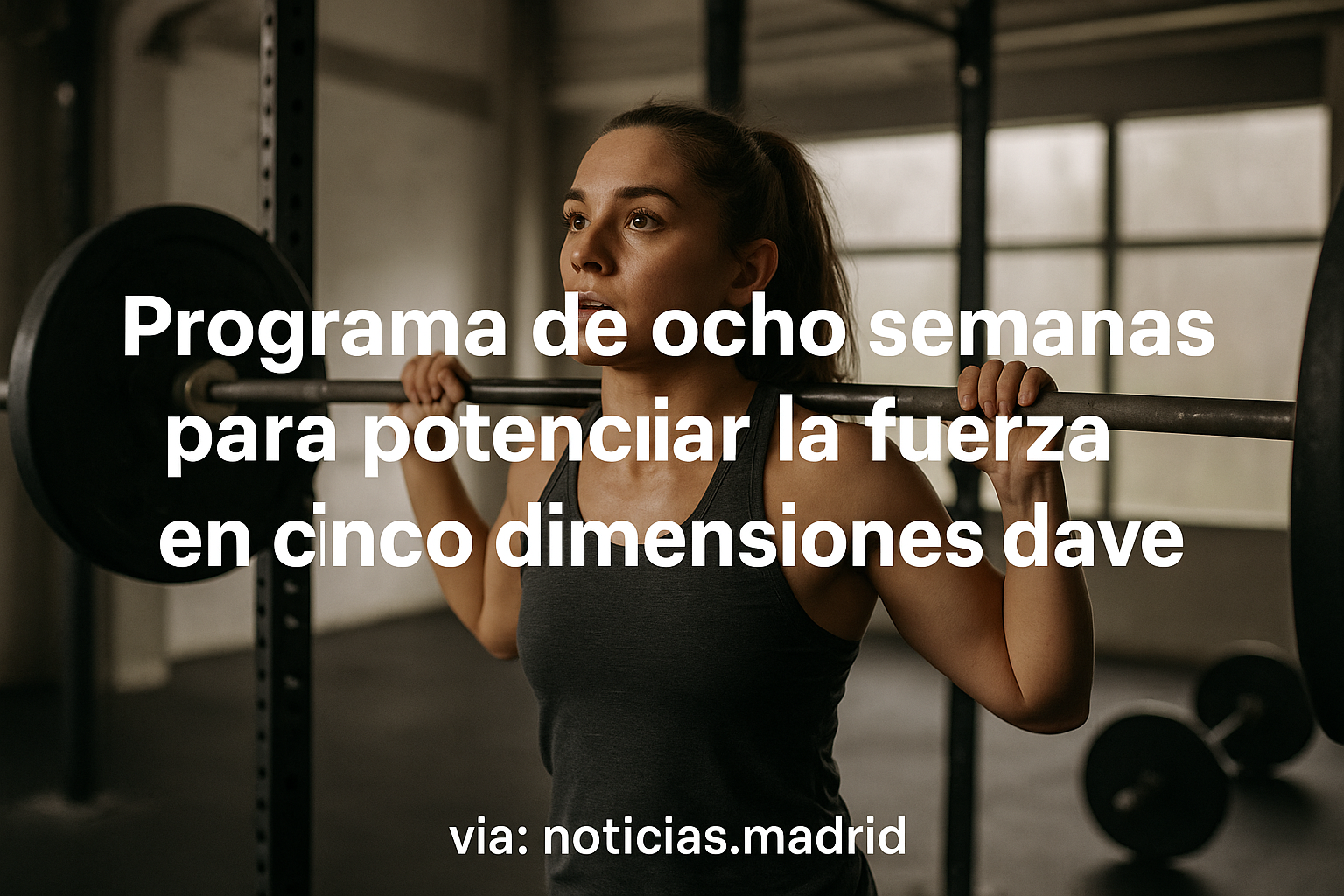 Programa de ocho semanas para potenciar la fuerza en cinco dimensiones clave