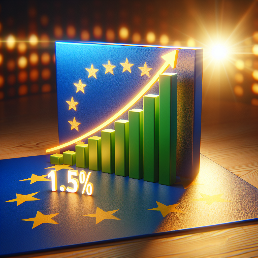 Proyección Positiva: UE Anticipa Crecimiento del 1.5% en su PIB para 2025