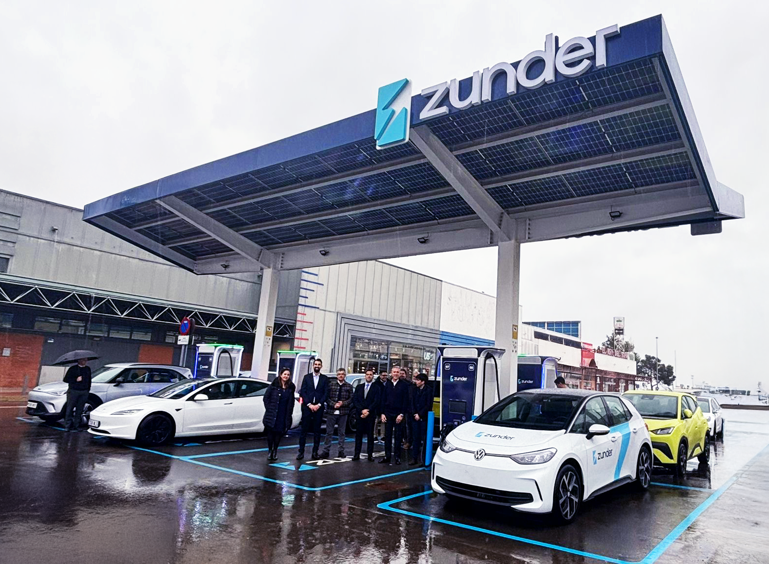 Reapertura de la Estación de Carga Zunder en Sedaví Tras Recuperarse de los Estragos de la DANA