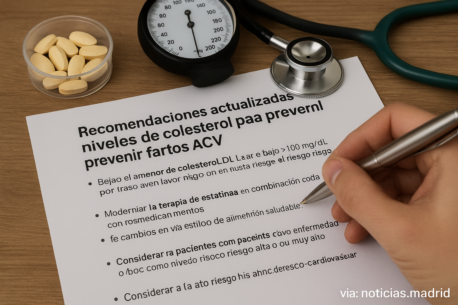 Recomendaciones actualizadas sobre los niveles de colesterol para prevenir infartos y ACV